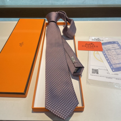 Replica Hermes Necktie For Men #1219277 $34.00 USD for Wholesale