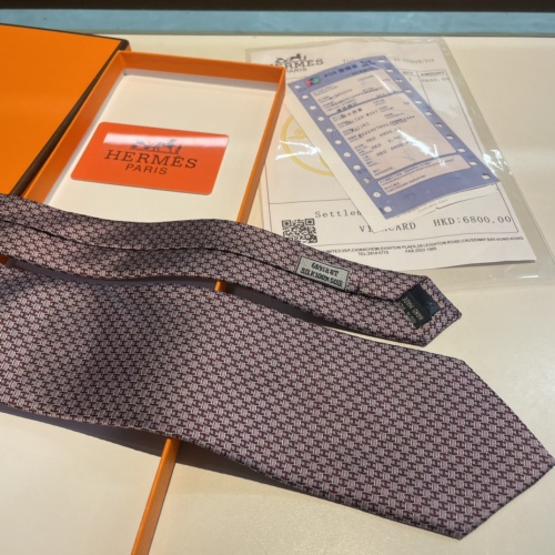 Replica Hermes Necktie For Men #1219277 $34.00 USD for Wholesale