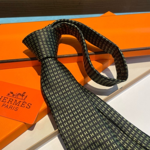 Replica Hermes Necktie For Men #1219285 $34.00 USD for Wholesale