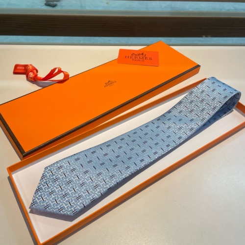 Replica Hermes Necktie For Men #1219288 $34.00 USD for Wholesale