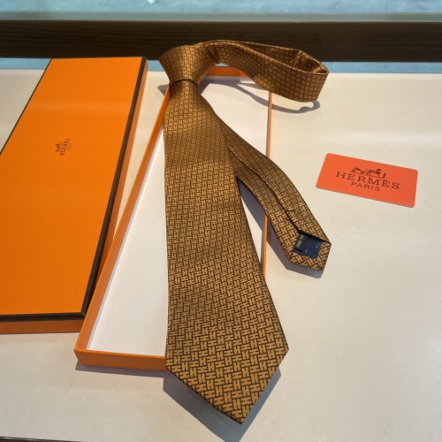 Replica Hermes Necktie For Men #1219295 $34.00 USD for Wholesale