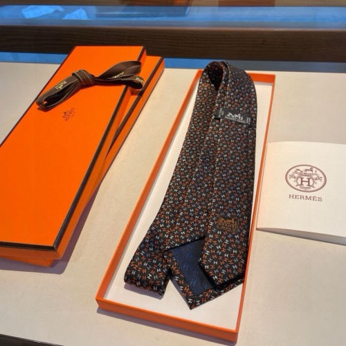 Replica Hermes Necktie For Men #1219299 $34.00 USD for Wholesale