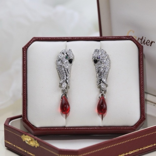 Replica Cartier Earrings For Women #1219300 $42.00 USD for Wholesale