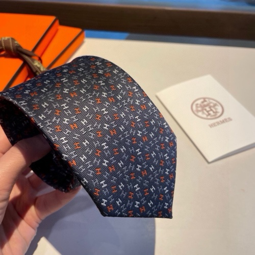 Replica Hermes Necktie For Men #1219301 $34.00 USD for Wholesale