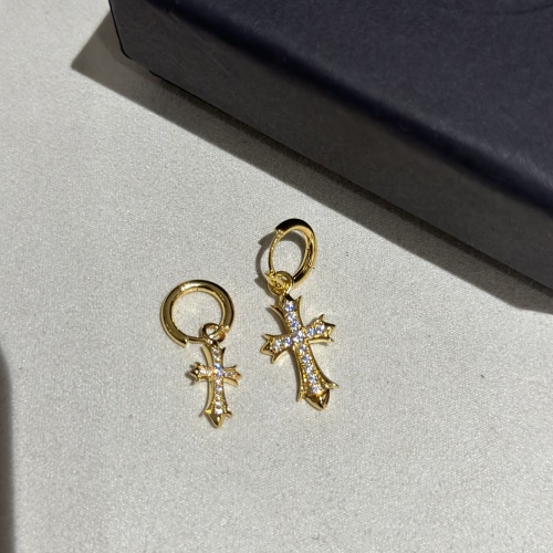 Chrome Hearts Earrings For Women #1219356 $42.00 USD, Wholesale Replica Chrome Hearts Earrings