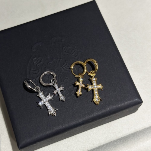 Replica Chrome Hearts Earrings For Women #1219357 $42.00 USD for Wholesale