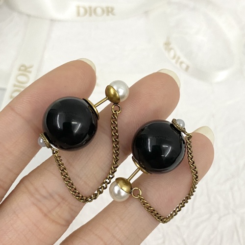 Replica Christian Dior Earrings For Women #1219371 $27.00 USD for Wholesale