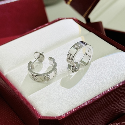 Replica Cartier Earrings For Women #1219386 $42.00 USD for Wholesale