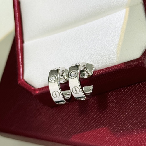 Replica Cartier Earrings For Women #1219386 $42.00 USD for Wholesale