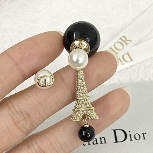 Replica Christian Dior Earrings For Women #1219395 $29.00 USD for Wholesale