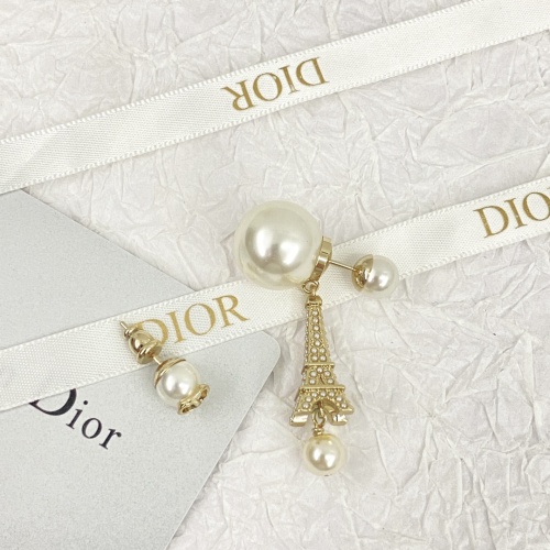 Replica Christian Dior Earrings For Women #1219396 $29.00 USD for Wholesale