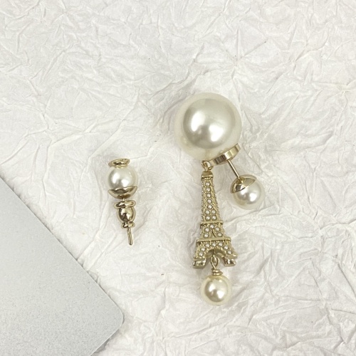 Replica Christian Dior Earrings For Women #1219396 $29.00 USD for Wholesale