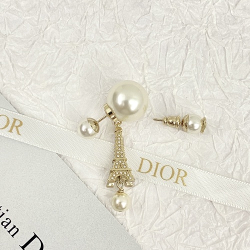 Replica Christian Dior Earrings For Women #1219396 $29.00 USD for Wholesale