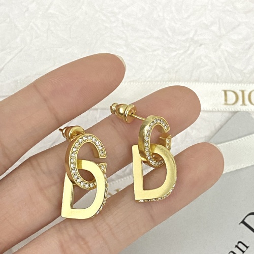 Replica Christian Dior Earrings For Women #1219398 $32.00 USD for Wholesale