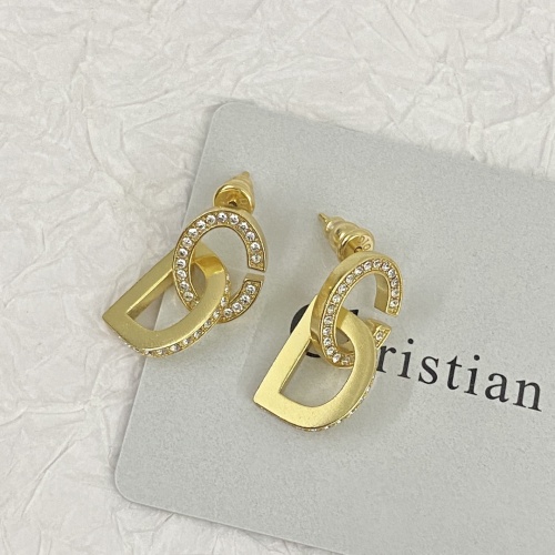 Replica Christian Dior Earrings For Women #1219398 $32.00 USD for Wholesale