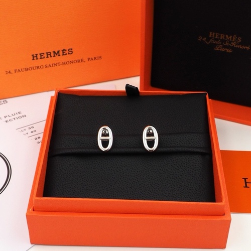 Replica Hermes Earrings For Women #1219414 $23.00 USD for Wholesale