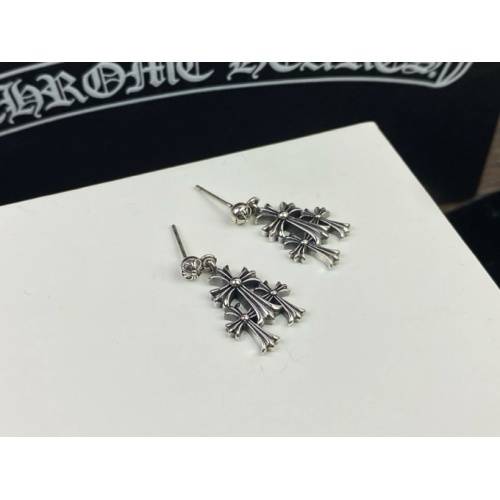 Replica Chrome Hearts Earrings For Women #1219499 $25.00 USD for Wholesale