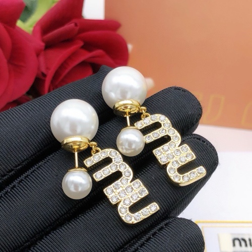 MIU MIU Earrings For Women #1219500 $29.00 USD, Wholesale Replica MIU MIU Earrings