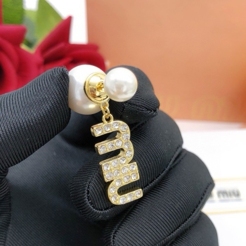 Replica MIU MIU Earrings For Women #1219500 $29.00 USD for Wholesale