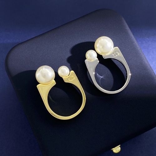 Replica Christian Dior Rings For Women #1219553 $27.00 USD for Wholesale