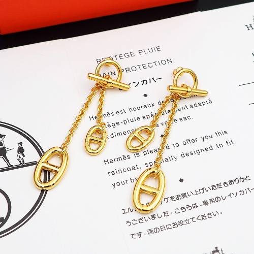 Replica Hermes Earrings For Women #1219710 $27.00 USD for Wholesale