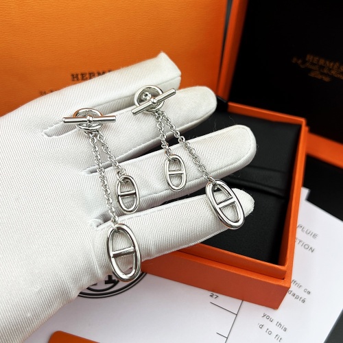 Replica Hermes Earrings For Women #1219711 $27.00 USD for Wholesale