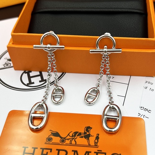 Replica Hermes Earrings For Women #1219711 $27.00 USD for Wholesale