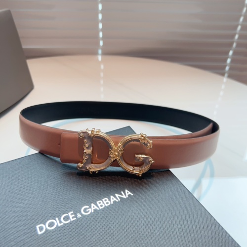 Replica Dolce & Gabbana D&G AAA Quality Belts For Unisex #1219743 $56.00 USD for Wholesale