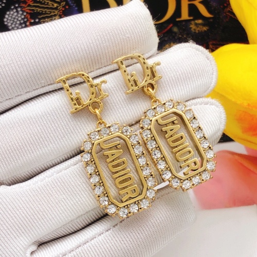 Replica Christian Dior Earrings For Women #1219775 $27.00 USD for Wholesale