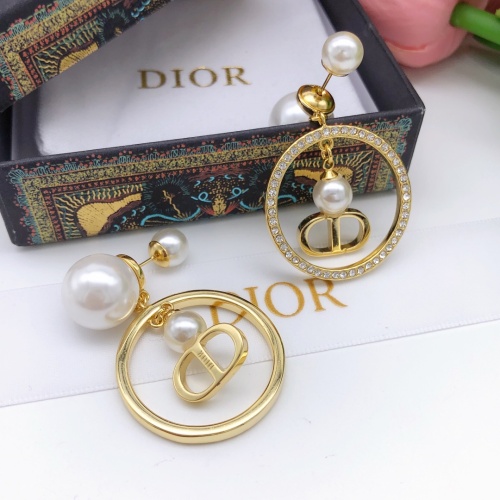 Replica Christian Dior Earrings For Women #1219776 $29.00 USD for Wholesale