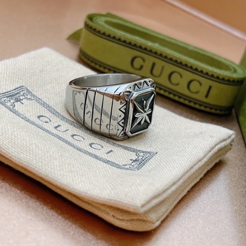 Replica Gucci Rings For Men #1219797 $36.00 USD for Wholesale