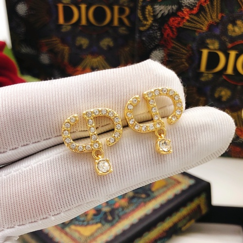 Replica Christian Dior Earrings For Women #1219807 $27.00 USD for Wholesale