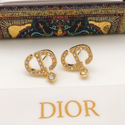 Replica Christian Dior Earrings For Women #1219807 $27.00 USD for Wholesale