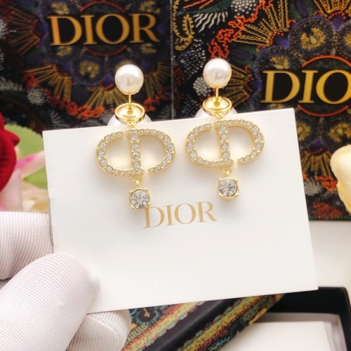 Replica Christian Dior Earrings For Women #1219808 $29.00 USD for Wholesale