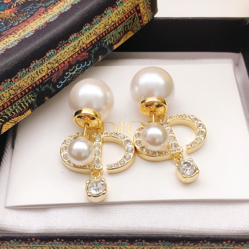 Replica Christian Dior Earrings For Women #1219808 $29.00 USD for Wholesale