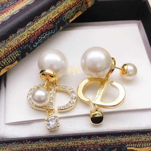 Replica Christian Dior Earrings For Women #1219808 $29.00 USD for Wholesale