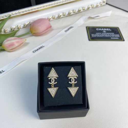 Replica Chanel Earrings For Women #1219873 $27.00 USD for Wholesale