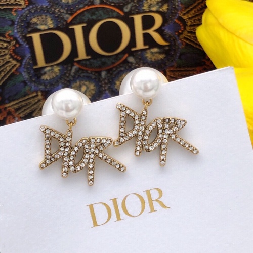 Replica Christian Dior Earrings For Women #1219917 $27.00 USD for Wholesale