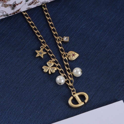 Replica Christian Dior Necklaces #1219931 $29.00 USD for Wholesale