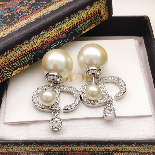 Replica Christian Dior Earrings For Women #1219962 $29.00 USD for Wholesale