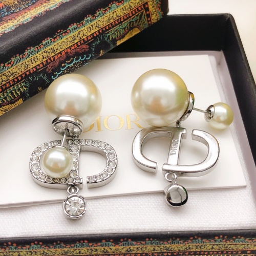 Replica Christian Dior Earrings For Women #1219962 $29.00 USD for Wholesale