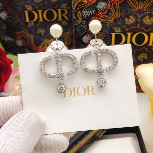 Replica Christian Dior Earrings For Women #1219962 $29.00 USD for Wholesale