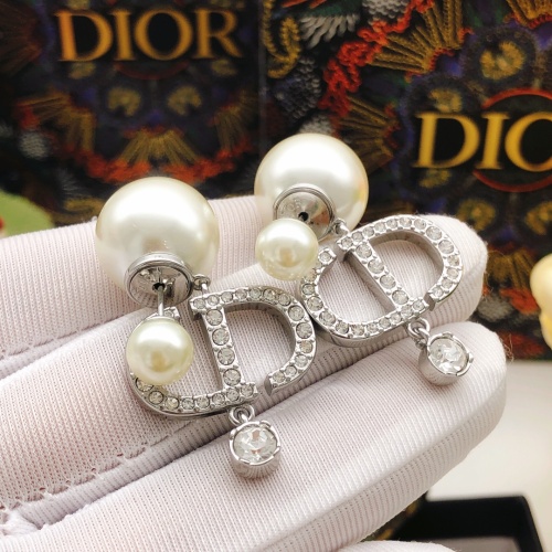 Replica Christian Dior Earrings For Women #1219962 $29.00 USD for Wholesale