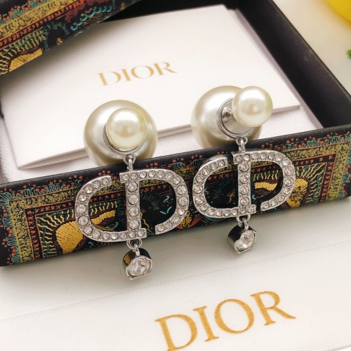 Replica Christian Dior Earrings For Women #1219962 $29.00 USD for Wholesale