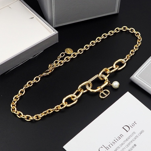 Replica Christian Dior Necklaces #1219973 $32.00 USD for Wholesale