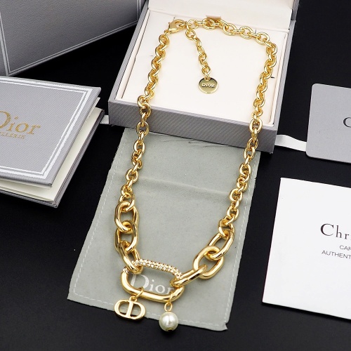 Replica Christian Dior Necklaces #1219973 $32.00 USD for Wholesale