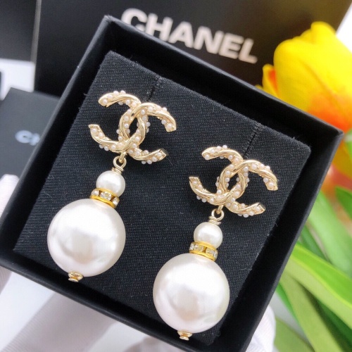 Replica Chanel Earrings For Women #1220060 $29.00 USD for Wholesale