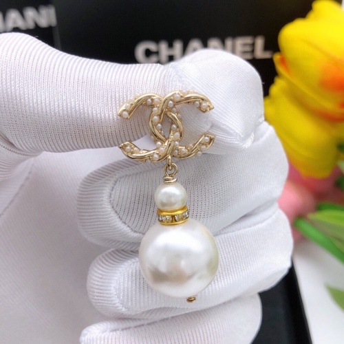 Replica Chanel Earrings For Women #1220060 $29.00 USD for Wholesale