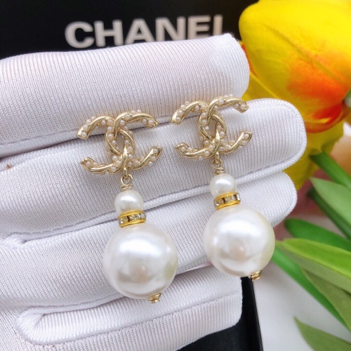 Replica Chanel Earrings For Women #1220060 $29.00 USD for Wholesale