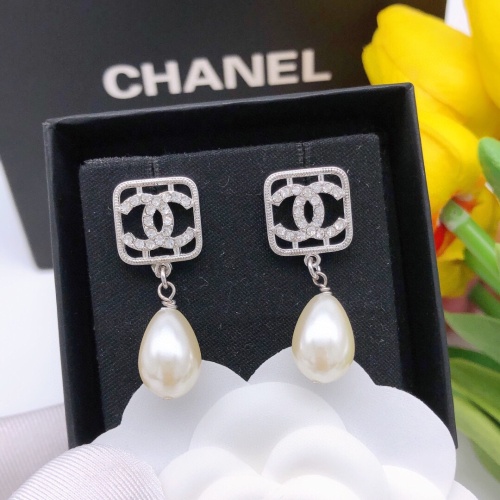 Replica Chanel Earrings For Women #1220064 $27.00 USD for Wholesale